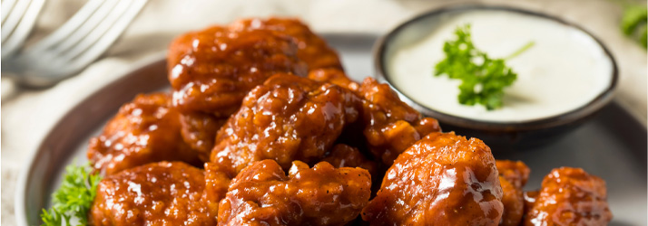 No-Bones Buffalo Wing Bites